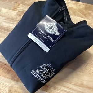 NWT Men's Charles River Army West Point Black Knights Soft Shell Jacket‎ Large